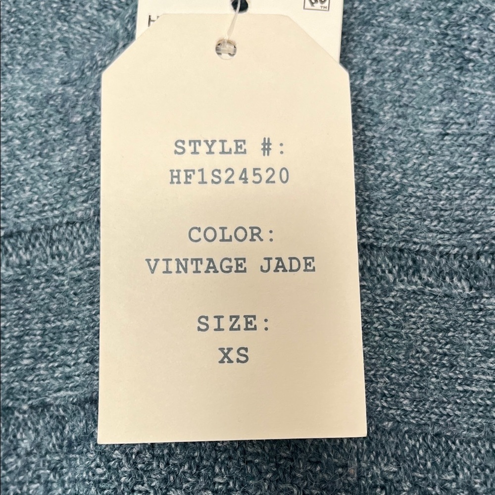 Hippie Rose Teal Crew Neck Sweater - Picture 5 of 8